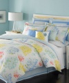 Martha Stewart California 6 Piece Mademoiselle Comforter Cover Reversible Set - Full