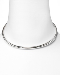 Work this season's collar trend with this simple rhodium style from Alexis Bittar, sure to add slender shine to every look. Work this season's collar trend with this simple rhodium style from Alexis Bittar, sure to add slender shine to every look.