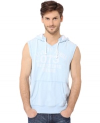 Let everyone know you're up for an adventure anytime with this Live to Thrill graphic hoodie from Buffalo David Bitton. Let everyone know you're up for an adventure anytime with this Live to Thrill graphic hoodie from Buffalo David Bitton.