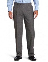 Louis Raphael Men's Total Comfort Wool Solid Pleated Dress Pant Louis Raphael Men's Total Comfort Wool Solid Pleated Dress Pant
