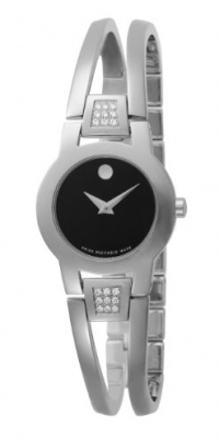 Movado Women's 604982 Amorosa Diamond Accented Bangle Bracelet Watch