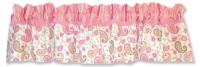 Trend Lab Window Valance, Pink Paisley Park Trend Lab Window Valance, Pink Paisley Park