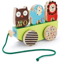 Skip Hop Alphabet Zoo Rock and Stack Pull Toy Skip Hop Alphabet Zoo Rock and Stack Pull Toy