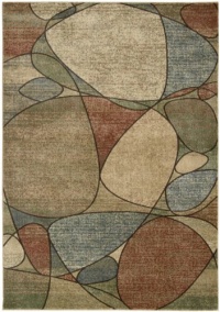 Nourison Interpretations Multicolor Contemporary Abstract 3.6-Feet by 5.6-Feet Polyacrylic Area Rug Nourison Interpretations Multicolor Contemporary Abstract 3.6-Feet by 5.6-Feet Polyacrylic Area Rug