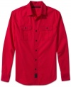 It may be called a work shirt, but this Sean John button down is equally stylish for play.