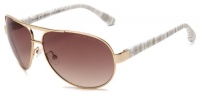Marc by Marc Jacobs MMJ245/S Sunglasses - 0WA0 Gold White Gray (CC Brown Gradient Lens) - 62mm Marc by Marc Jacobs MMJ245/S Sunglasses - 0WA0 Gold White Gray (CC Brown Gradient Lens) - 62mm