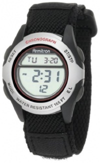 Armitron Women's 456977SIL Chronograph Black Strap Digital Display Sport Watch Armitron Women's 456977SIL Chronograph Black Strap Digital Display Sport Watch