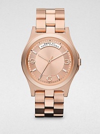 Marc by Marc Jacobs Baby Dave Quartz Rose Gold Women's Watch - MBM3184 Marc by Marc Jacobs Baby Dave Quartz Rose Gold Women's Watch - MBM3184