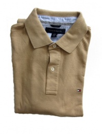 Tommy Hilfiger Shirt, Ivy Fashion Polo Shirt, Ghurka Khaki, Size Large Tommy Hilfiger Shirt, Ivy Fashion Polo Shirt, Ghurka Khaki, Size Large