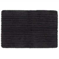 Shaw Living Saville Nylon 17-Inch by 24-Inch Bath Rug, Black Shaw Living Saville Nylon 17-Inch by 24-Inch Bath Rug, Black