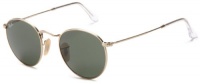 Ray-Ban ORB3447 001 Round Sunglasses,Gold Frame/Crystal Green Lens,47 mm Ray-Ban ORB3447 001 Round Sunglasses,Gold Frame/Crystal Green Lens,47 mm