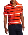 Nautica Men's Short Sleeve 6 Feed Stripe Shirt