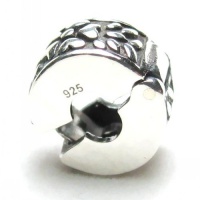 Flower Clip Stopper/spacer .925 Sterling Silver Bead Charm for Pandora Chamilia Biagi & European Bracelets Flower Clip Stopper/spacer .925 Sterling Silver Bead Charm for Pandora Chamilia Biagi & European Bracelets
