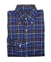 Ralph Lauren Men Custom Fit Plaid Long Sleeve Pony Logo Shirt Ralph Lauren Men Custom Fit Plaid Long Sleeve Pony Logo Shirt