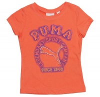 Toddler Girl Legendary Orange T-Shirt - Puma 2T Toddler Girl Legendary Orange T-Shirt - Puma 2T