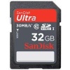 Sandisk SDSDU-032G-A11 32GB Ultra SDHC UHS-I Card 30MB/s (Class 10)