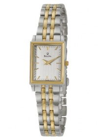 Bulova Women's 98L146 Classic Two-Tone Tank Watch Bulova Women's 98L146 Classic Two-Tone Tank Watch