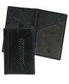 Carry your passport in style in this Dopp passport case and protect your indentity from cyber pick pocketing.