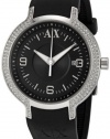 Armani Exchange Black Out Diamond Ladies Watch 5060