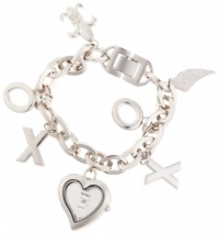 XOXO Women's XO7028 Silver Dial Silver-tone Charm Watch XOXO Women's XO7028 Silver Dial Silver-tone Charm Watch