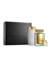 The David Yurman Luxurious Expressions Collection features the 1.7 oz. Eau de Parfum in a stunning, faceted golden jewel captured in a hand polished crystal bottle, and crowned with a sculpted cap inspired by the iconic cable design. Also included is the perfect complement to the spray, the 6.8 oz. Luxurious Body Lotion and the 0.17 oz. Eau de Parfum Deluxe Miniature.