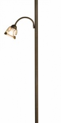 Normande Lighting JM1-884 71-Inch 100-Watt Incandescent Torchiere Floor Lamp with 40-Watt Side Reading Lamp