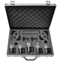 Pyle-Pro PDKM7 7 Microphone Wired Drum Kit with Mounting Accesories Pyle-Pro PDKM7 7 Microphone Wired Drum Kit with Mounting Accesories