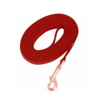 Guardian Gear 50-Feet Cotton Web Dog Training Lead, Red Guardian Gear 50-Feet Cotton Web Dog Training Lead, Red