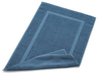 Pinzon Luxury Banded Bath Mat, Marine Pinzon Luxury Banded Bath Mat, Marine