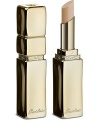 An indispensable match for your lipstick, the first smoothing base in stick form that defines, smoothes, and plumps the lips, leaving them perfectly prepared for lasting lipstick hold. The new formula includes micro beads that expands as soon as they are in contact with the natural moisture of your lips adding volume and contour. Comes in a new gilded metal case designed by jeweller Herve Van Der Straeten. 
