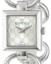 Gucci Women's YA120508 Tornabuoni Square Silver Dial Watch