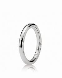 PANDORA's sterling silver band looks chic on its own and elegant stacked with other rings styles. Use your imagination to explore the pretty possibilities. PANDORA's sterling silver band looks chic on its own and elegant stacked with other rings styles. Use your imagination to explore the pretty possibilities.