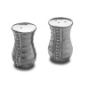 Wilton Armetale Flutes and Pearls Salt and Pepper Shakers, 1-1/4-Inch by 2-3/4-Inch (each)