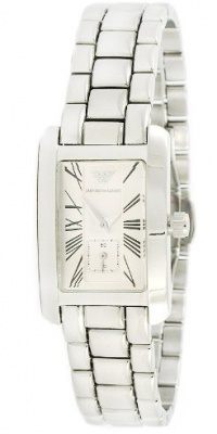 Emporio Armani Women's AR0172 Classic Silver Dial Watch Emporio Armani Women's AR0172 Classic Silver Dial Watch