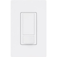 Lutron MS-OPS2HW-WH Maestro 250 Watt Single Pole Occupancy Sensor Switch with Claro Screwless Wallplate, White Lutron MS-OPS2HW-WH Maestro 250 Watt Single Pole Occupancy Sensor Switch with Claro Screwless Wallplate, White