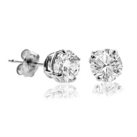 1/5 CT Diamond Stud Earrings 14k Gold (I1-I2 Clarity) 1/5 CT Diamond Stud Earrings 14k Gold (I1-I2 Clarity)