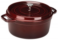 Staub 5 Quart Round Cocotte, Grenadine