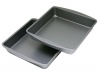 OvenStuff Non-Stick 9 Inch x 9 Inch x 2 Inch Square Cake Pan Two Piece Set