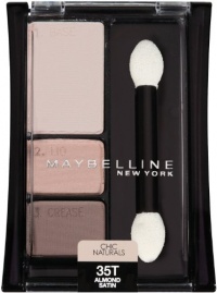 Maybelline New York Expert Wear Eyeshadow Trios, Chic Naturals 35t Almond Satin, 0.13 Ounce Maybelline New York Expert Wear Eyeshadow Trios, Chic Naturals 35t Almond Satin, 0.13 Ounce