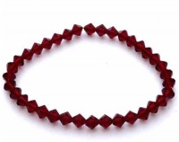 AIDS Awareness Dark Red Genuine Swarovski Crystal Bracelet Aids Awareness AIDS Awareness Dark Red Genuine Swarovski Crystal Bracelet Aids Awareness