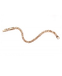 Sporty and stylish. With its glittering crystal embellishment, Swarovski's Golden Shadow tennis bracelet adds sparkle to your style. Crafted in gold tone mixed metal, it includes an extender for a comfortable, accurate fit. Approximate length: 7 inches. Sporty and stylish. With its glittering crystal embellishment, Swarovski's Golden Shadow tennis bracelet adds sparkle to your style. Crafted in gold tone mixed metal, it includes an extender for a comfortable, accurate fit. Approximate length: 7 inches.