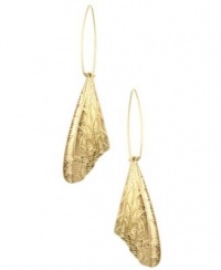 RACHEL Rachel Roy Earrings, Gold-Tone Dragonfly Wing Earrings