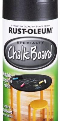 Rust-Oleum 1913830 Chalkboard Spray, Black, 11-Ounce Rust-Oleum 1913830 Chalkboard Spray, Black, 11-Ounce