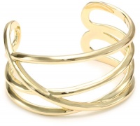 Belle Noel Gold Thread Everyday Cuff Bracelet
