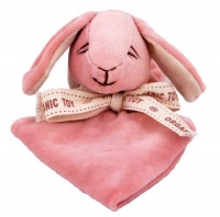 Miyim Simply Organic Lovie Blankie, Bunny, 0-3 Months Miyim Simply Organic Lovie Blankie, Bunny, 0-3 Months