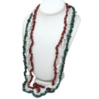 Set Of 3 Natural Red Jasper 34 White Howlite 34 & Malachite 34 Chip Necklace Set Of 3 Natural Red Jasper 34 White Howlite 34 & Malachite 34 Chip Necklace