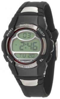 Armitron Women's 45/6975RED Chronograph Black Digital Sport Watch