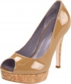 Cole Haan Women's Mariela Air OT Platform Pump,Sandalwood/Cork,6 B US