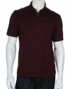 Alfani Red Dark Mahogany SS Polo Shirt