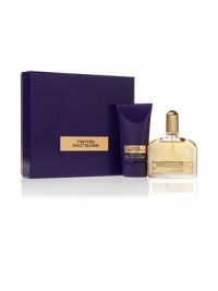 Tom Ford presents a stunning scent for a new era of feminine glamour. Tom Ford Violet Blonde is an opulent and dressed-up fragrance that reveals a stunning new facet of Violet. Set include: Eau de parfum spray, 1.7 oz. and body moisturizer, 2.5 oz. The must have gift for the holiday season. 